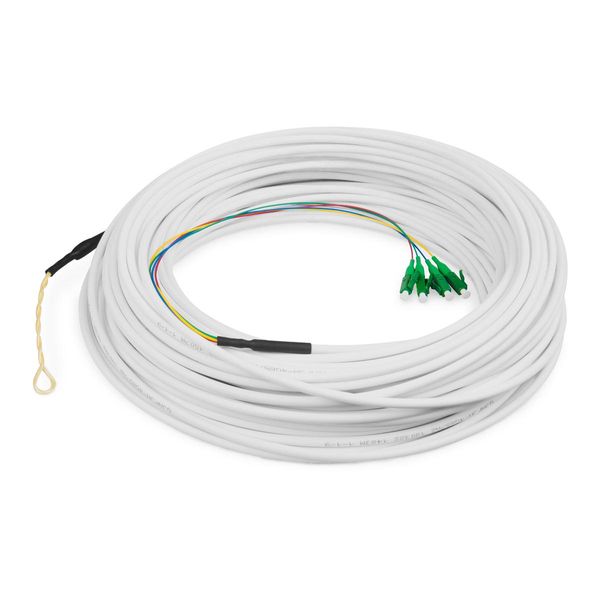 Digitus DK-3904LCA-50 Cavo Di Discesa Digitus Ftth, Monomodale, 4 Fibre, 4 Lc/Apc, 50M-image