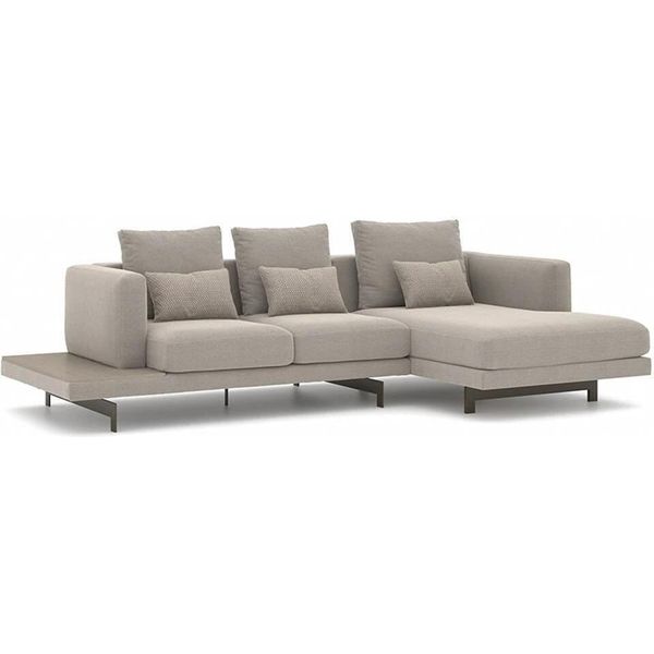 Divano Grigio Di Design Per Il Soggiorno Divano Angolare Moderno A L Jvmoebel-image