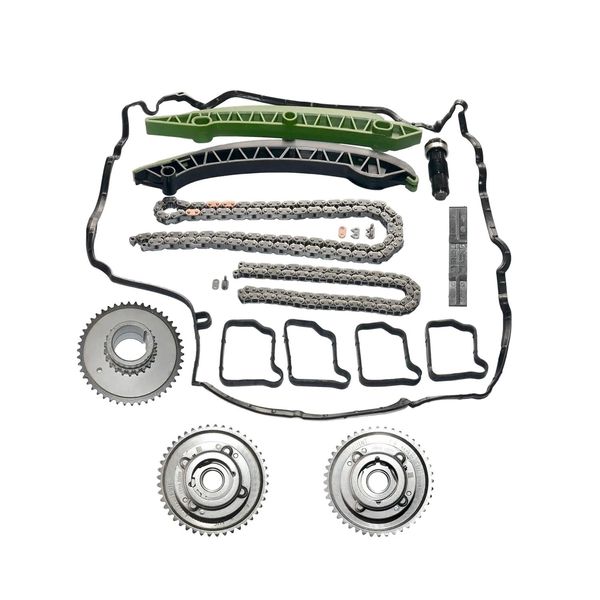 Set Catena Albero A Camme, Attuatore Regolatore Scarico+Aspirazione, Mercedes M271 W203 W204 E250 C250 SLK250-image