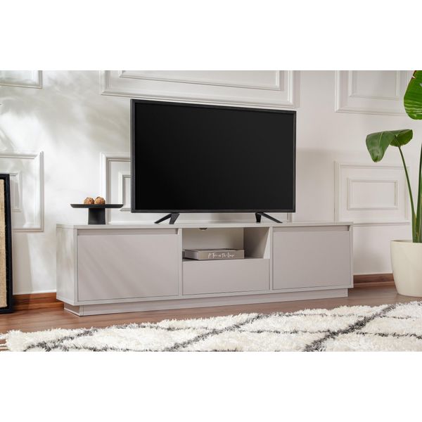 Skye Decor, Vanguard - Grey, Porta Tv, Grigio, 100 % Truciolato Rivestito In Melamina, 160 X 29,5 X 42-image