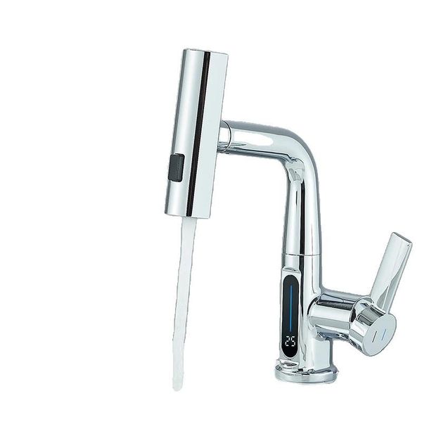 Rubinetto Per Lavabo, Design Contemporaneo, Robusta Costruzione In Ottone, Materiali Senza Piombo , Cromo-image