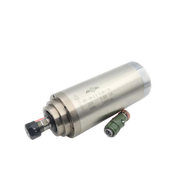 Motore Mandrino Cnc Da 3 Kw Raffreddato Ad Acqua, Pinza ER20, Velocità 24000 Giri/Min, Solo Mandrino-image
