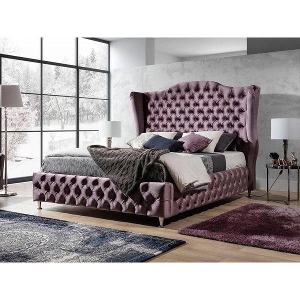 Letto Royal Chesterfield Letti Matrimoniali Mobili Per La Camera Da Letto 180X200Cm Hotel-image