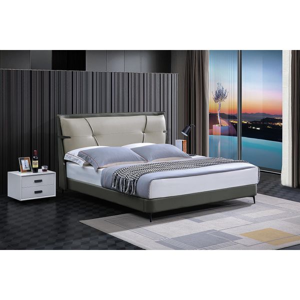 Mobili Letti Letto Matrimoniale Camera Da Letto Letto Matrimoniale Beige Arredamento Alberghiero-image
