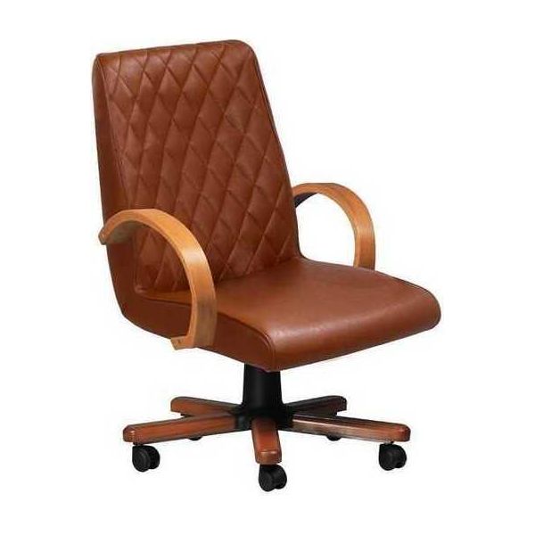 Sedia Girevole Moderna In Ecopelle Mobili Da Ufficio Marrone Sedia Da Gioco Sedia Da Ufficio-image