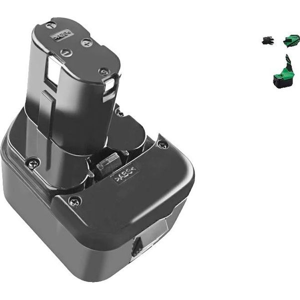 Batteria Ricaricabile Per Hitachi EB1212S, Capacità 3500Mah, Tecnologia Ni-Mh, 1 Pezzo Di Pasta-image