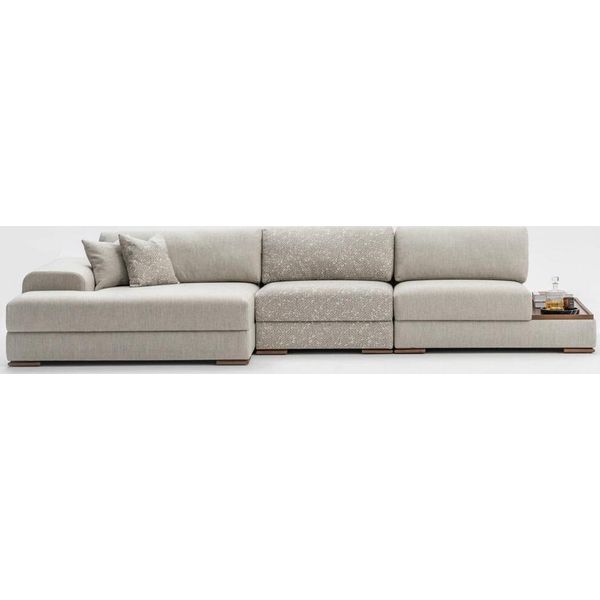 Divano Ad Angolo Divano A L Soggiorno Di Lusso Design Moderno Tessile-image