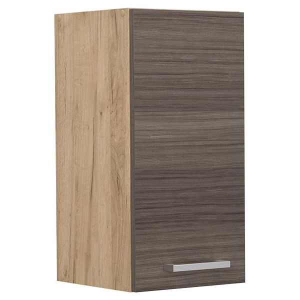 Vicco Pensile Da Cucina R-Line, 30 Cm, Grigio Nobile/Quercia Dorata-image