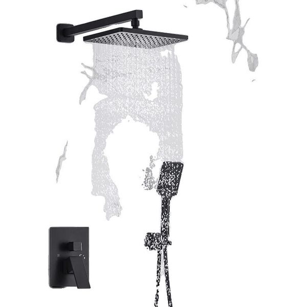 Set Di Rubinetteria Per Doccia, Comando Termostatico, Design Contemporaneo, Bf-image