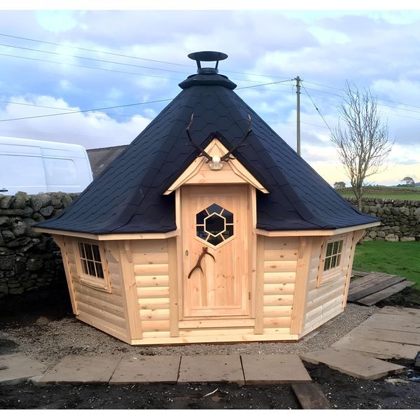 Grill Hut Grillkota Hut Grill Hut House Grigliate Finlandesi Grill House-image
