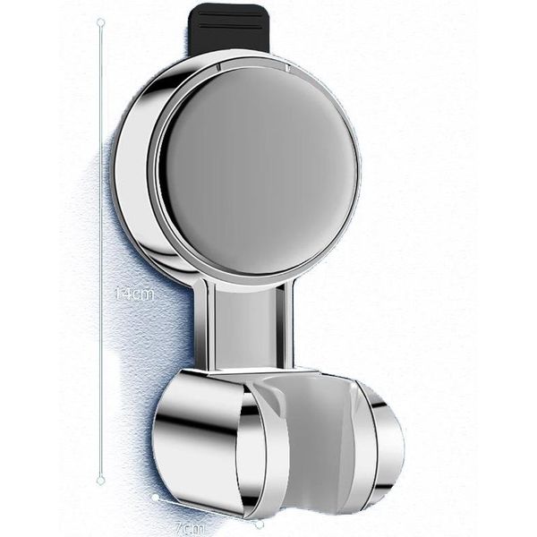 Inf Supporto Migliorato Per Soffione Doccia Con Ventosa, Argento-image