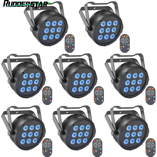 Illuminazione Scenica Rgbw, Potenza 54W, 9 Led, 8PCS, Spina Ue-image