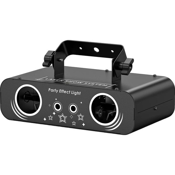 Luce Laser Da Palcoscenico, Controllo Dmx, Controllo Vocale, Nero, Spina Ue-image