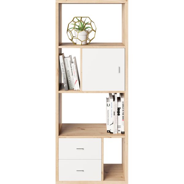 BüCherregal Inosign "Felicia", Braun (Artisn Eiche), B:58Cm H:146,6Cm, Holzwerkstoff, Regale, BüCherregal-image