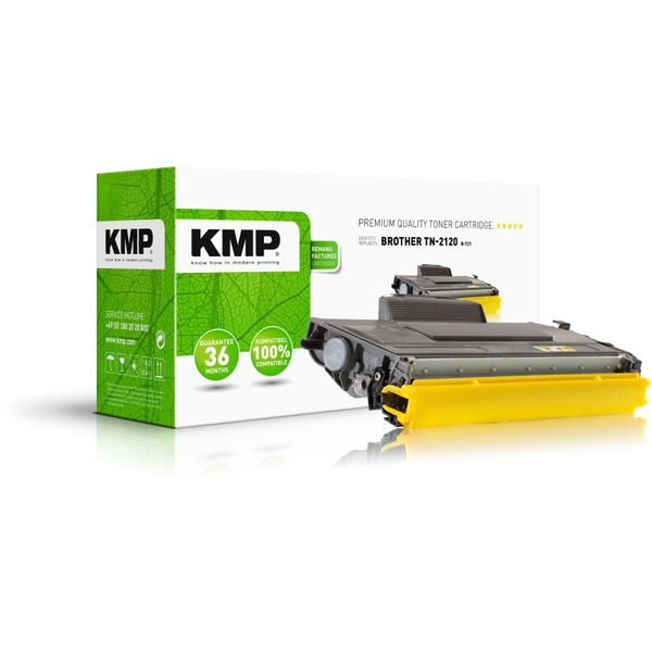 Kmp B-T21 - 100 G - Nero - Compatibile - Cartuccia Di Toner (Alternativa A: Brother TN2120) - Per Brother DCP-7030, DCP-70-image