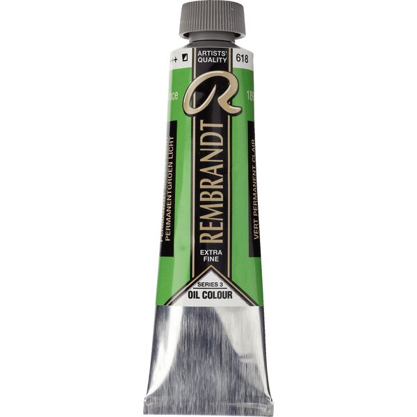 Royal Talens Rembrandt Colore Ad Olio 40 Ml Verde Permanente Chiaro-image