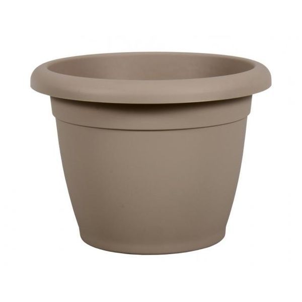 Vaso Da Giardino Nohel Naxos Marrone Grigio Plastica D35X26Cm-image