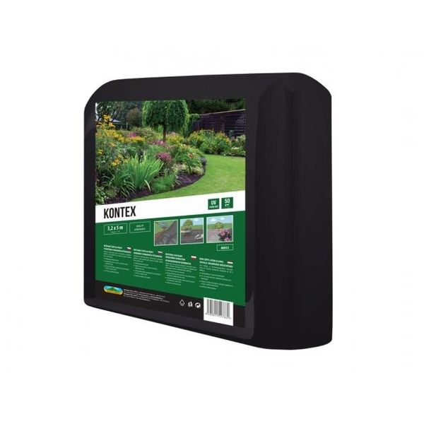 Nohel Garden Tessuto Non Tessuto Per Pacciamatura Kontex Nero 3,2X5M-image