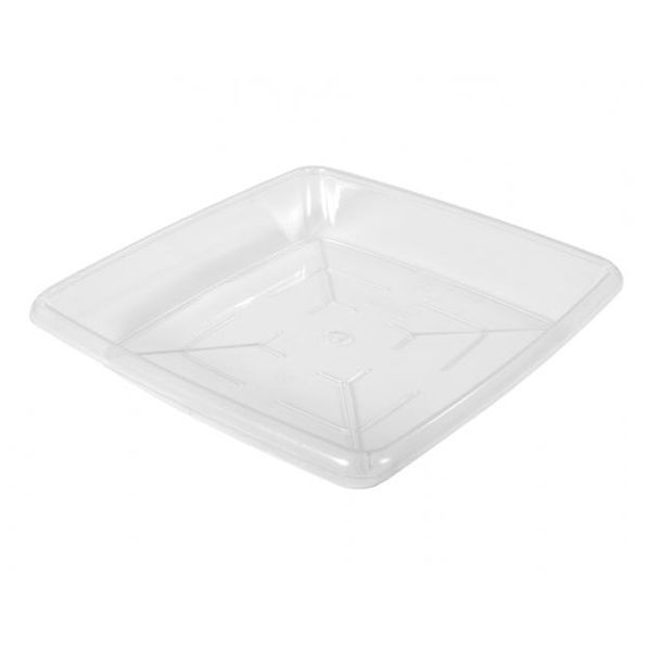Vaso Da Fiori Nohel Garden Air Square Plastica Trasparente 19X19Cm-image