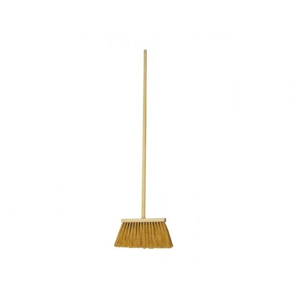 Scopa Da Giardino Nohel Pelo Marrone 24X5Cm 135Cm-image