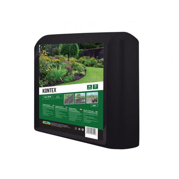 Nohel Garden Tessuto Non Tessuto Per Pacciamatura Kontex Nero 1,6X10M-image