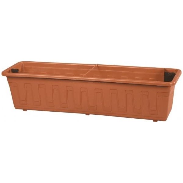 Nohel Garden Cassetta Da Giardino Gardenflor Autoinnaffiante In Plastica Colore: Terracotta, Larghezza: 50 Cm-image