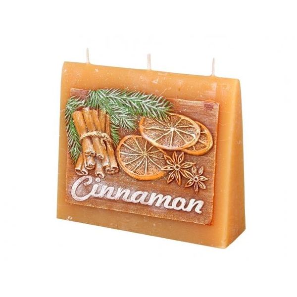 Candela Nohel Garden Cinnamon Busta Decorata Profumata 13X11Cm-image