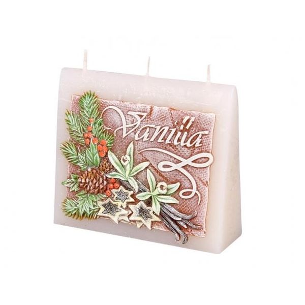 Candela Da Giardino Nohel Vanilla Invelope Decorata Intagliata Profumata 13X11Cm-image