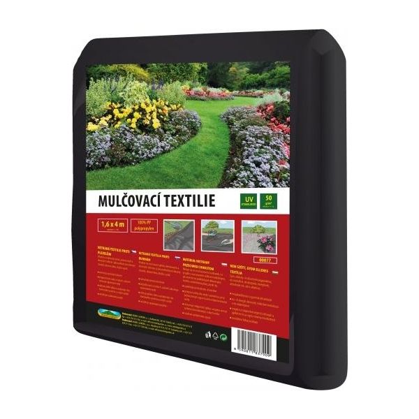 Nohel Tessuto Da Giardino Kontex Pacciamatura Nero 1,6X4M-image