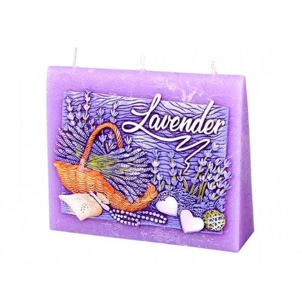 Nohel Garden Candle Levandule Busta Decorata Intagliata Profumata 13X11X4Cm-image