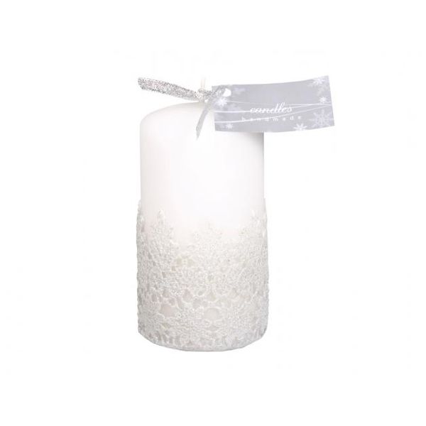 Candela Da Giardino Nohel Cilindro Country Natale Opaco D7X14Cm-image