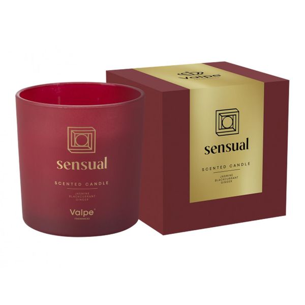 Candela Profumata In Vetro Smerigliato Bispol Valpe 40H Sensual-image