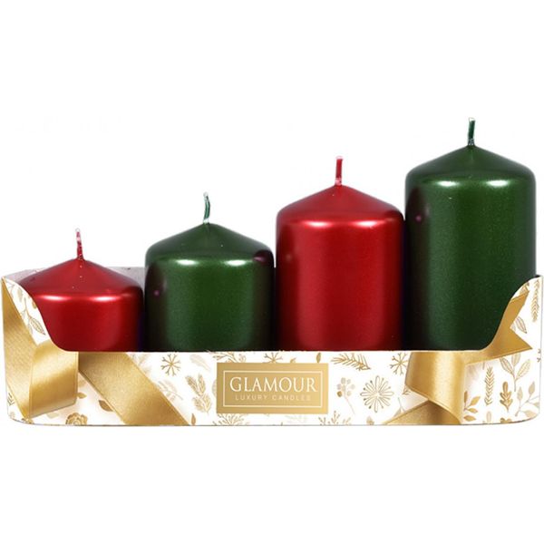 Candele Dell'avvento Nohel Garden Tiered Mix Metallo Lucido D5X6/7,5/9/10,5Cm-image