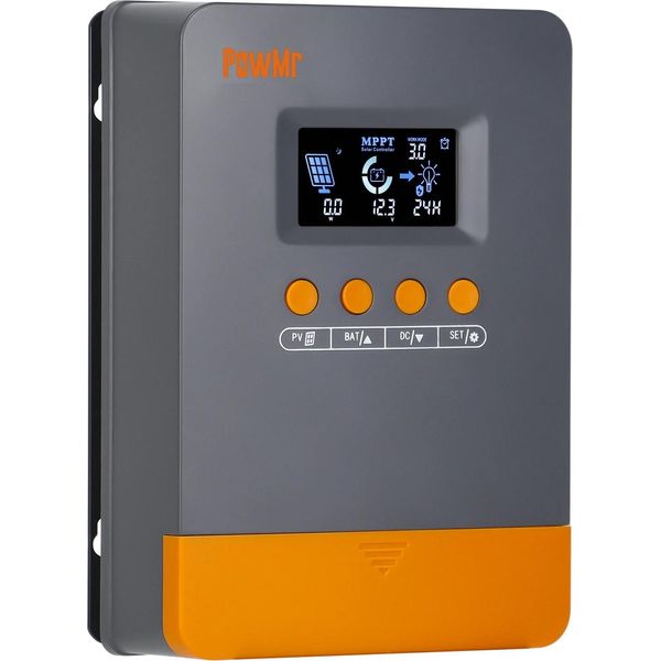 Regolatore Di Carica Solare Powmr Mppt, Efficienza Di Carica Fino Al 99%, Compatibile Con Batterie Al Litio E Al Gel, 35A Mppt-image