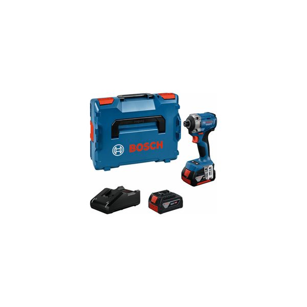 Bosch Akku-Drehschlagschrauber Gdr 18V-215 Mit 2 X Akku Gba 18V 4.0Ah, L-BOXX 136 (06019N2002)-image