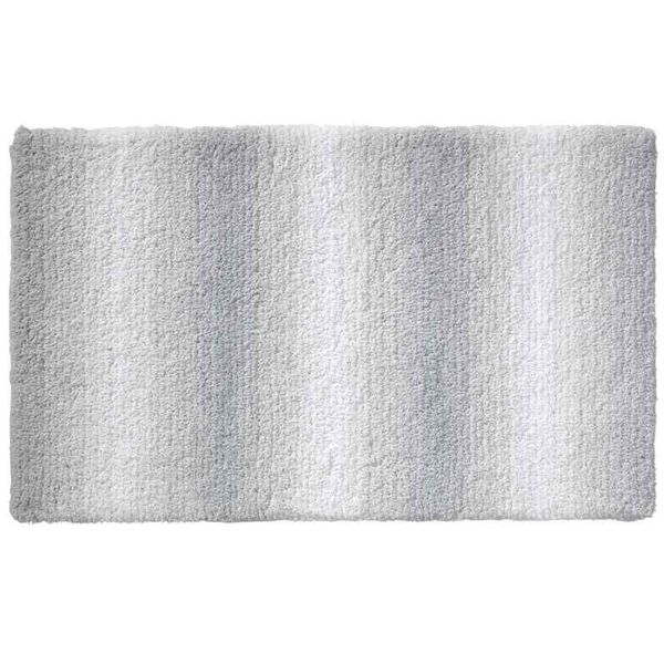 Tappeto Da Bagno, 80 X 50 Cm, Poliestere, Grigio Roccia - Kela | Ombre-image