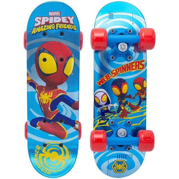 Spiderman 17 Pollici - Robusto Skateboard Per Bambini Con Ruote In Pvc E Truck In Pp-image