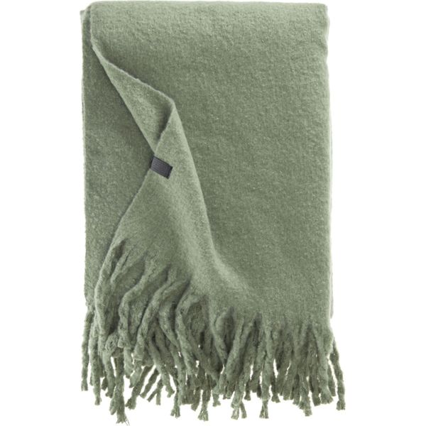 SchÖNer Wohnen Plaid Plenty Colore Verde Dimensioni 140X200-image