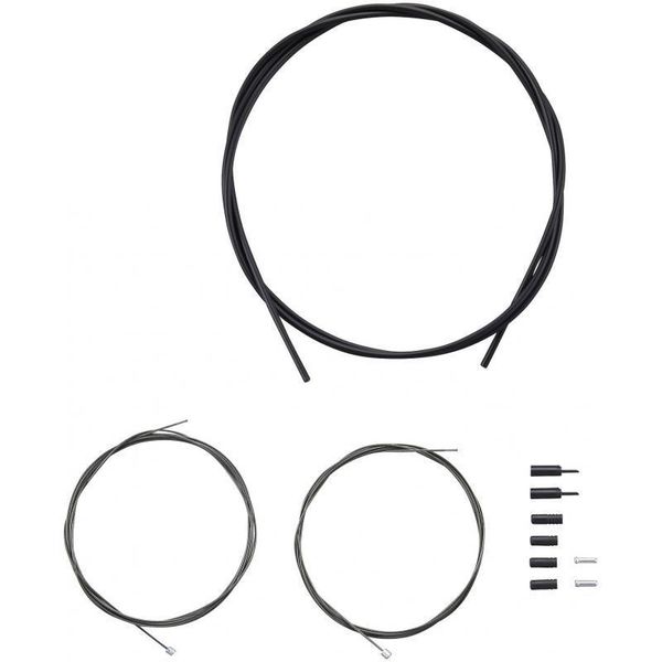 Shimano OT-SP41 Optislick, Set Di Cavi Del Deragliatore Per Bici Da Corsa, Nero, SH-Y60198010-image