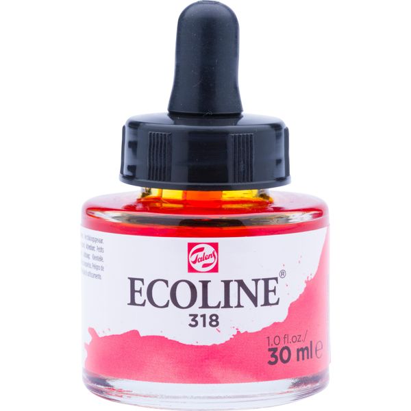Talens - Ecoline Acquerello Flacone Da 30 Ml, Carminio-image