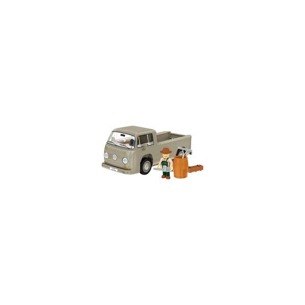 Volkswagen T2A Pritschenwagen, Konstruktionsspielzeug Grau, MaßStab 1:35-image