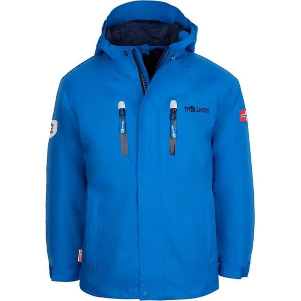 Trollkids Bambini Sognefjord Giacca Pro Ragazzi Impermeabile Blu 431-160 Taglia 98-image