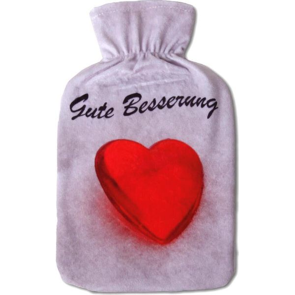 Coperchio Della Borsa Dell'acqua Calda Da 1 Litro, Selezione: Cuore, Senza Borsa Dell'acqua Calda-image