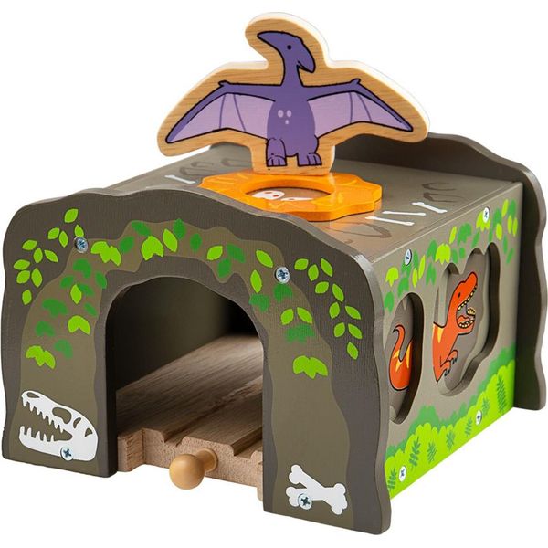 Bigjigs Rail Tunnel Dinosauro T. Rex-image
