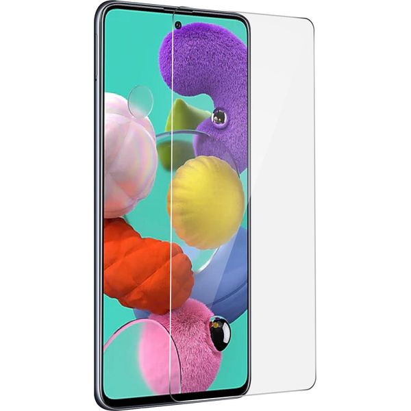 Avizar, Protezione Dello Schermo In Vetro Di Durezza 9H Samsung Galaxy A51 5G, Trasparente-image