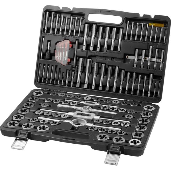 Rubinetti Vevor Da 116 Pezzi, Set Di Rubinetti Per Carotatura Con Cuscinetti In Acciaio, Compresi I Rubinetti Per Macchina.-image