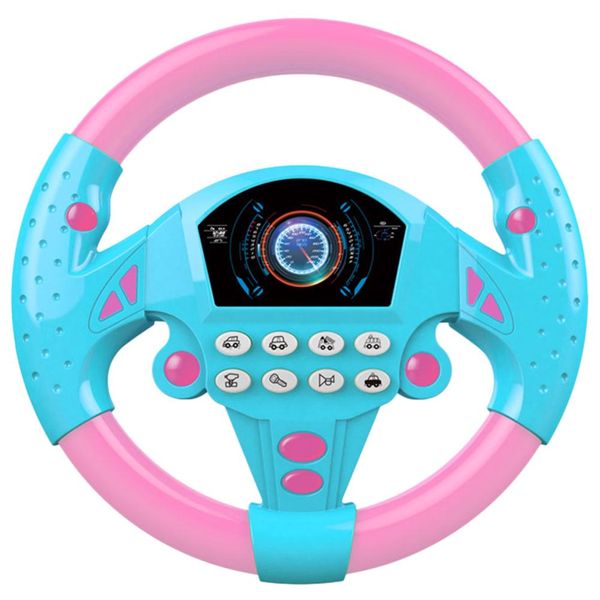 Volante Elettrico Di Simulazione Con Luci E Suoni, Giocattolo Per L'apprendimento Precoce Del Bambino-image