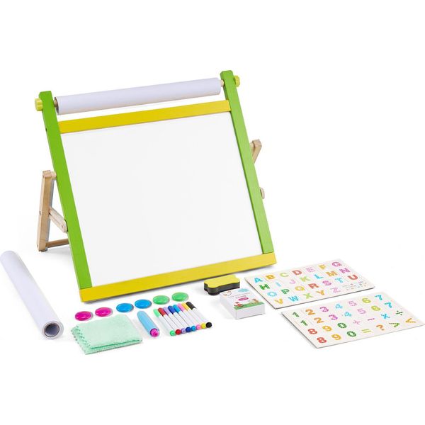 Cavalletto Per Bambini Lavagna Per Bambini Lavagna Bianca Bifacciale-image