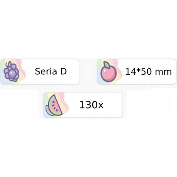 Edibazzar | Niimbot Etichette Termiche 14X50Mm Con Frutta 130 Pz-image