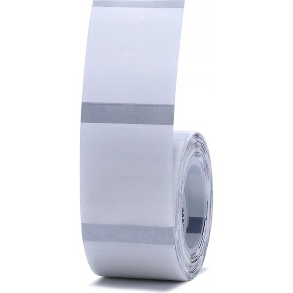 Edibazzar | Niimbot Etichette Termiche 24X14Mm Rotonde, 230 Pezzi, Trasparenti-image